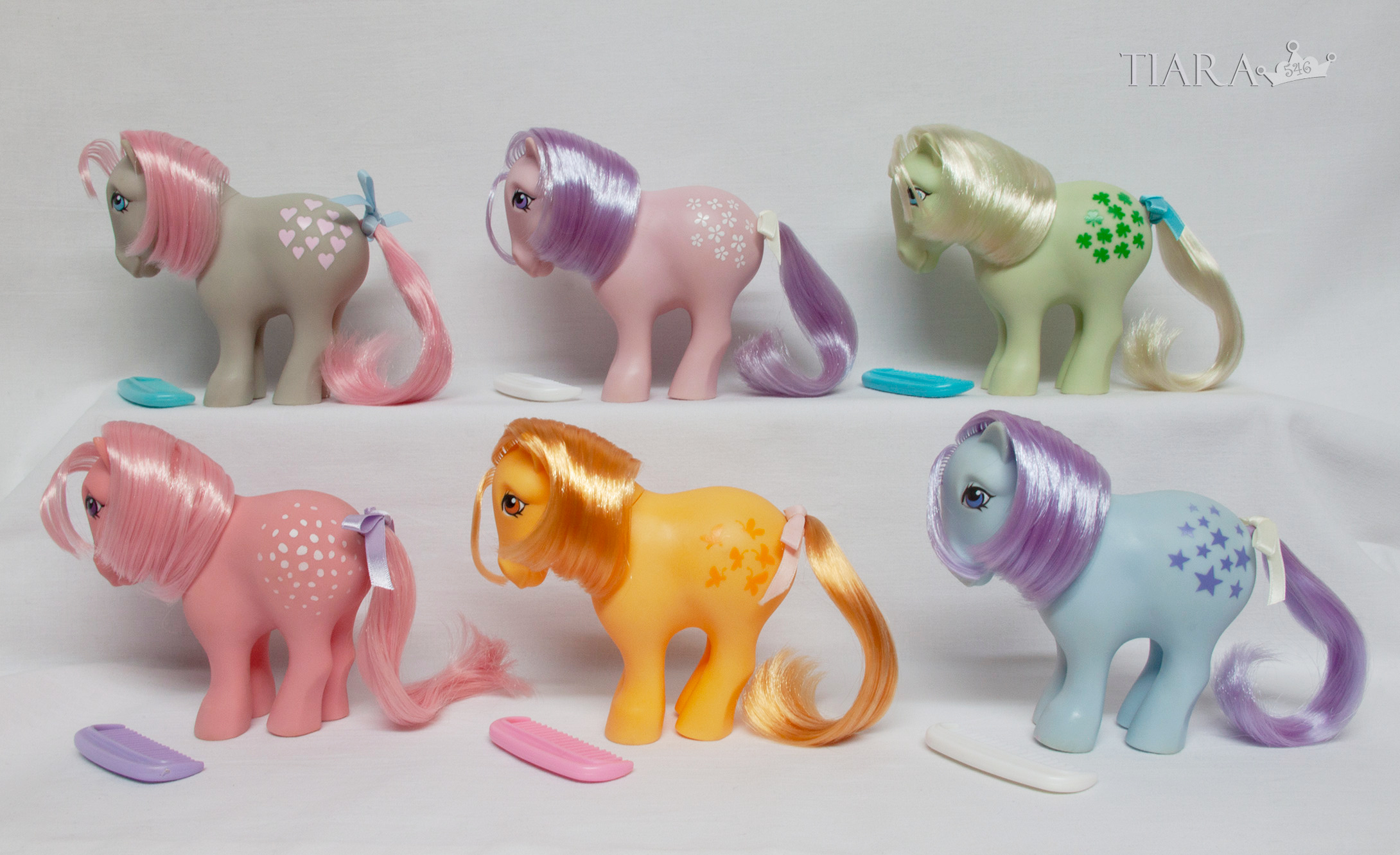 MLP G1 CP Pony Collector Pose Ponies Set Second Release