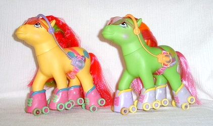 MLP G1 Rollerskate Pony Jazzy Hip Hop Ponies Accessories