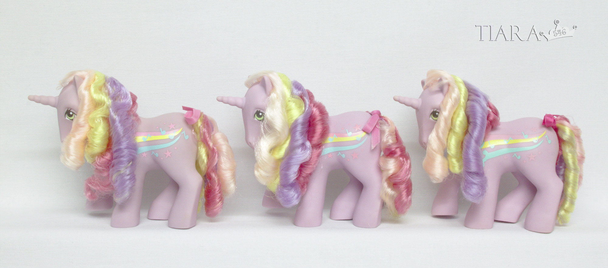 MLP G1 Pony Rainbow Curl Ponies Streaky Variants Variant
